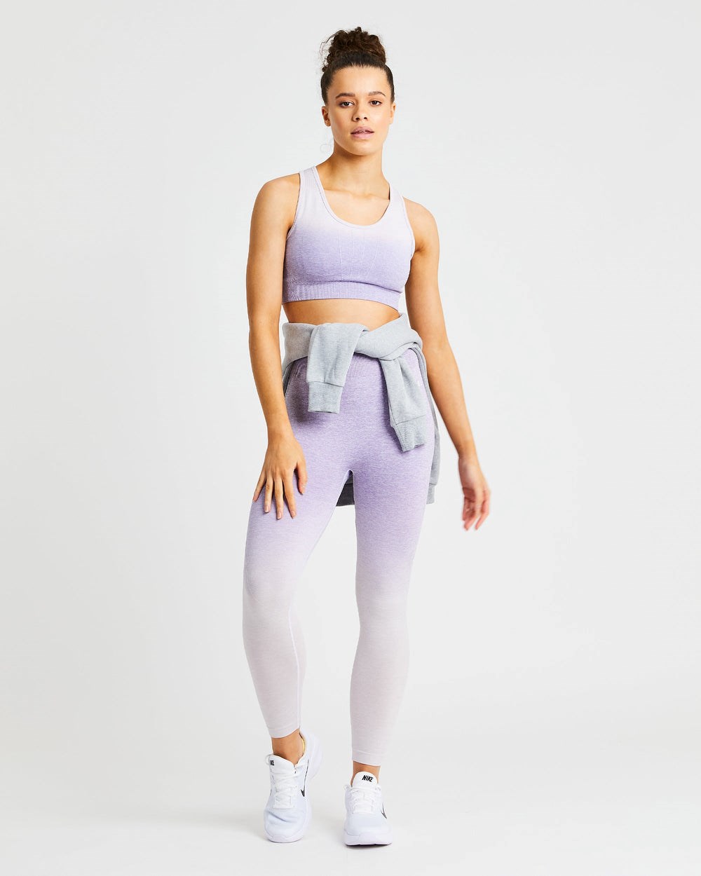 AYBL Pulse Ombré Seamless Sports Bra Lilac | OLGBY0329