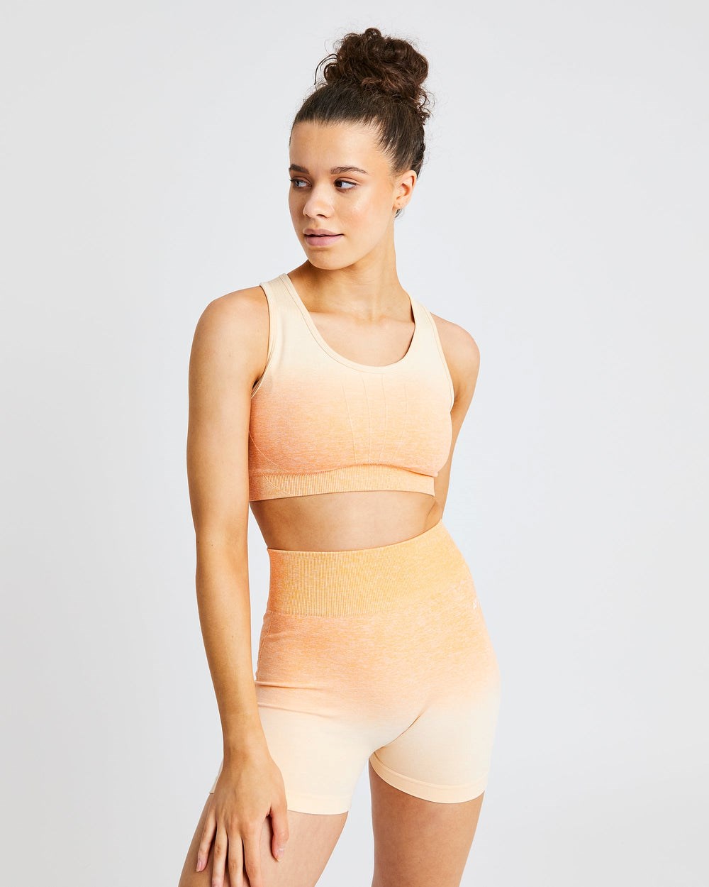 AYBL Pulse Ombré Seamless Sports Bra Naranjas | KOUWJ0953