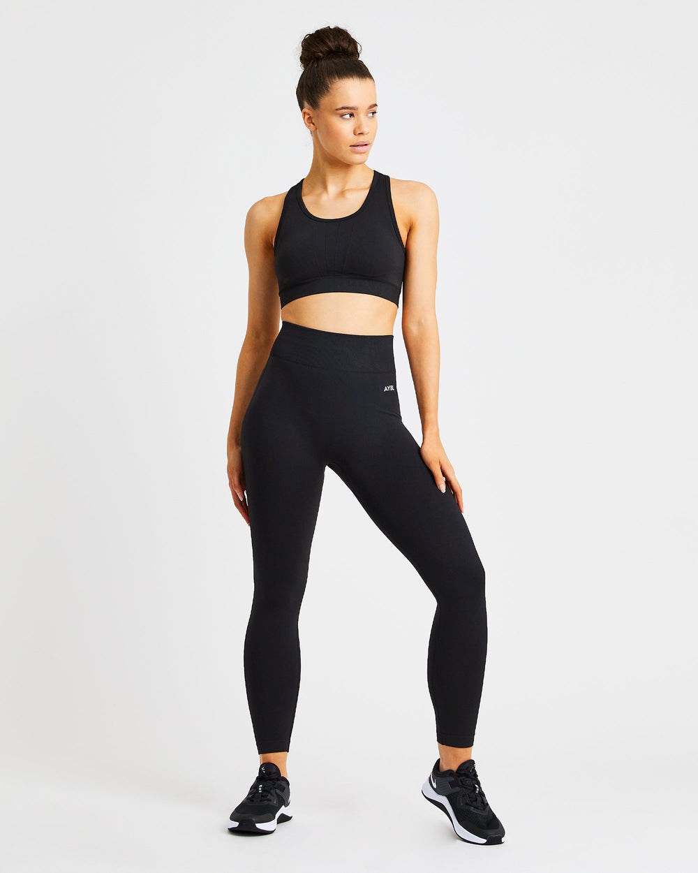 AYBL Pulse Seamless Leggings Negras | KHYJQ1237