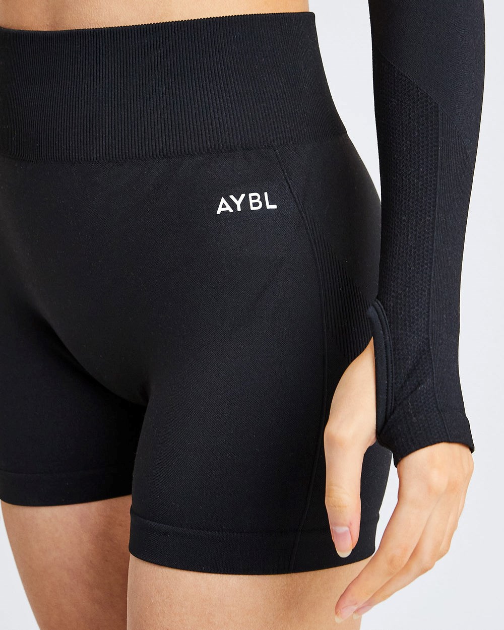 AYBL Pulse Seamless Shorts Negras | LFPQI0459