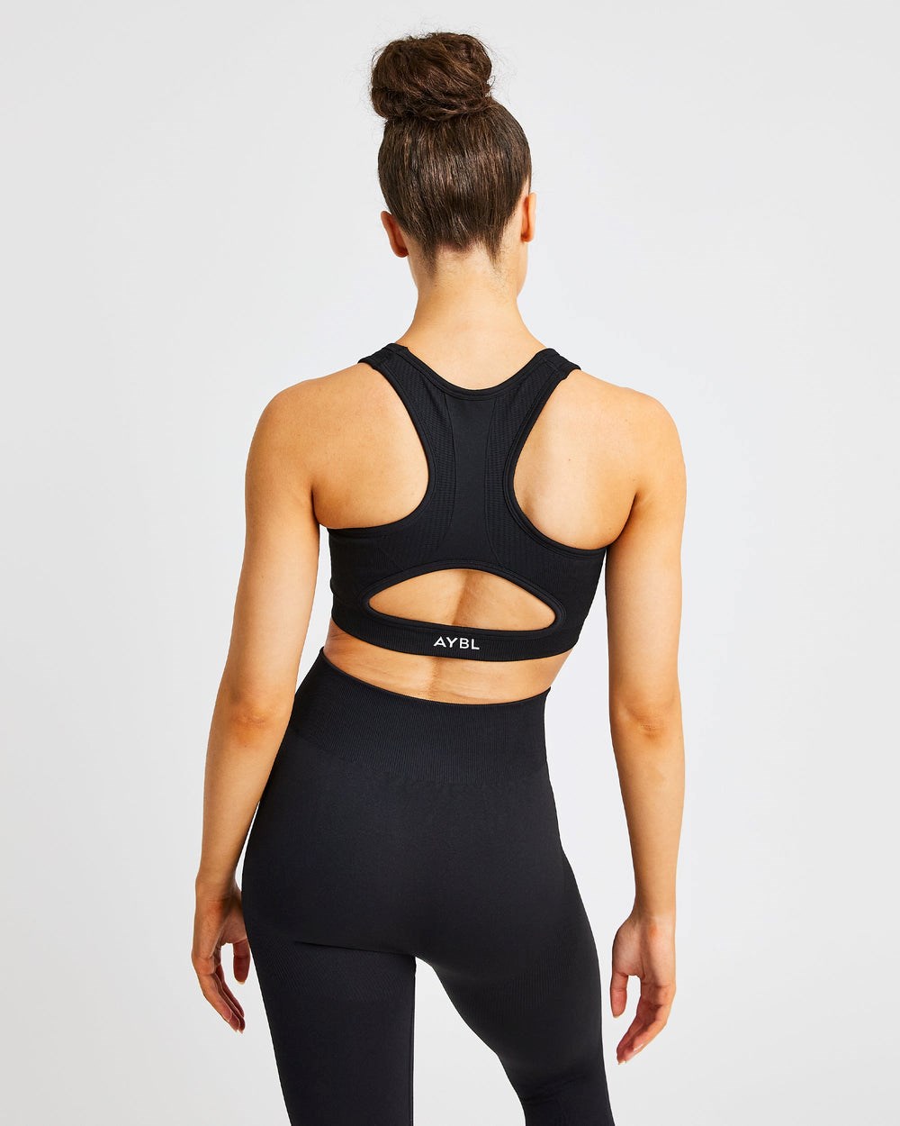 AYBL Pulse Seamless Sports Bra Negras | NWIOS9247