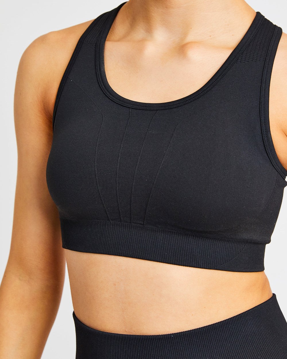 AYBL Pulse Seamless Sports Bra Negras | NWIOS9247