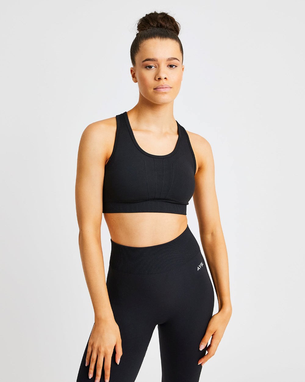 AYBL Pulse Seamless Sports Bra Negras | NWIOS9247