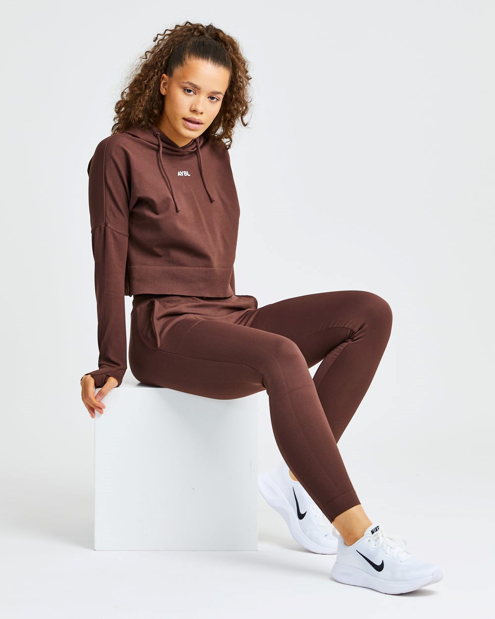 AYBL Recovery Hoodie Chocolate Marrones | BHGQY6214