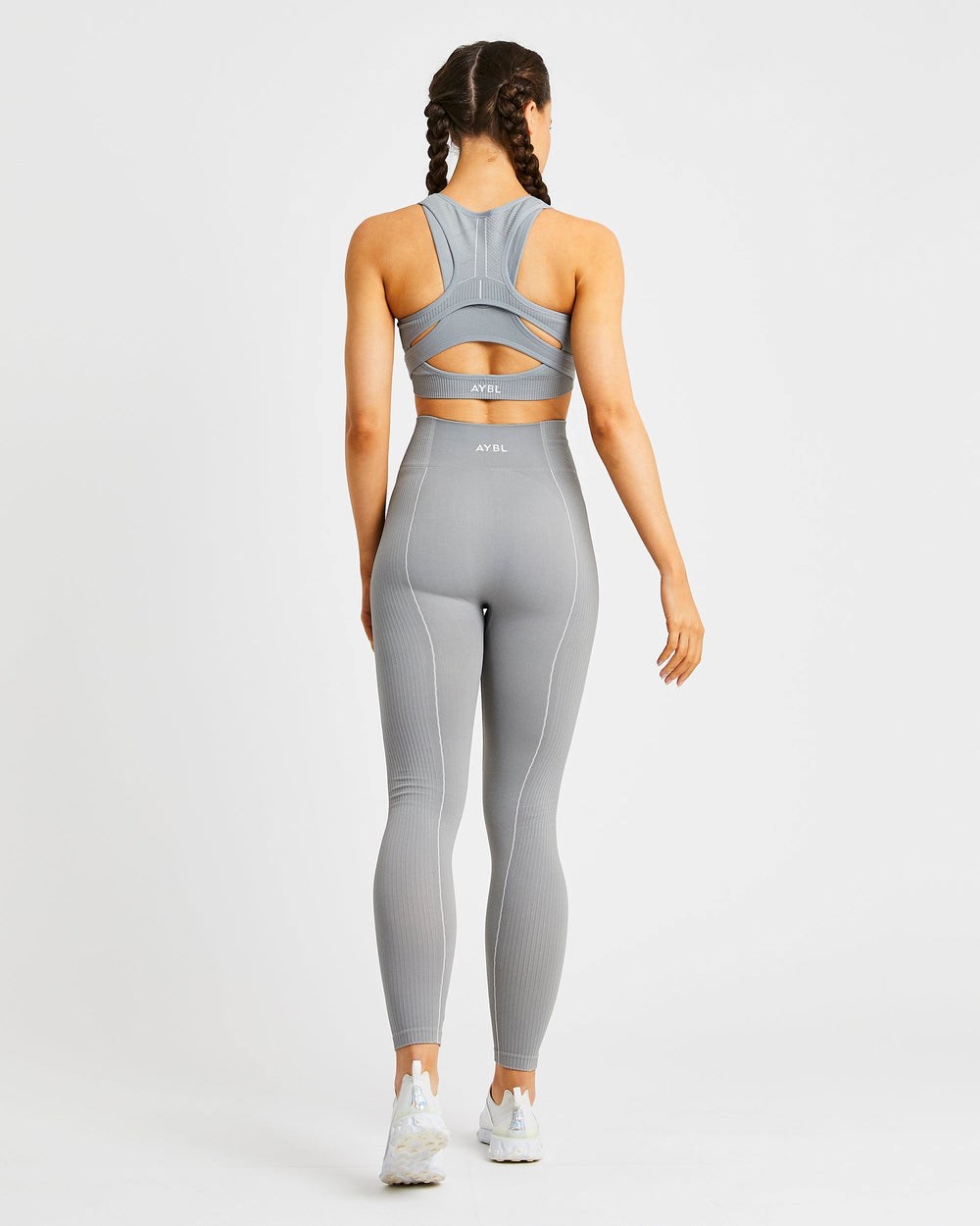 AYBL Reflex Seamless Leggings Gris | PWUKA0934