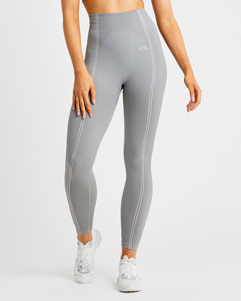 AYBL Reflex Seamless Leggings Gris | PWUKA0934