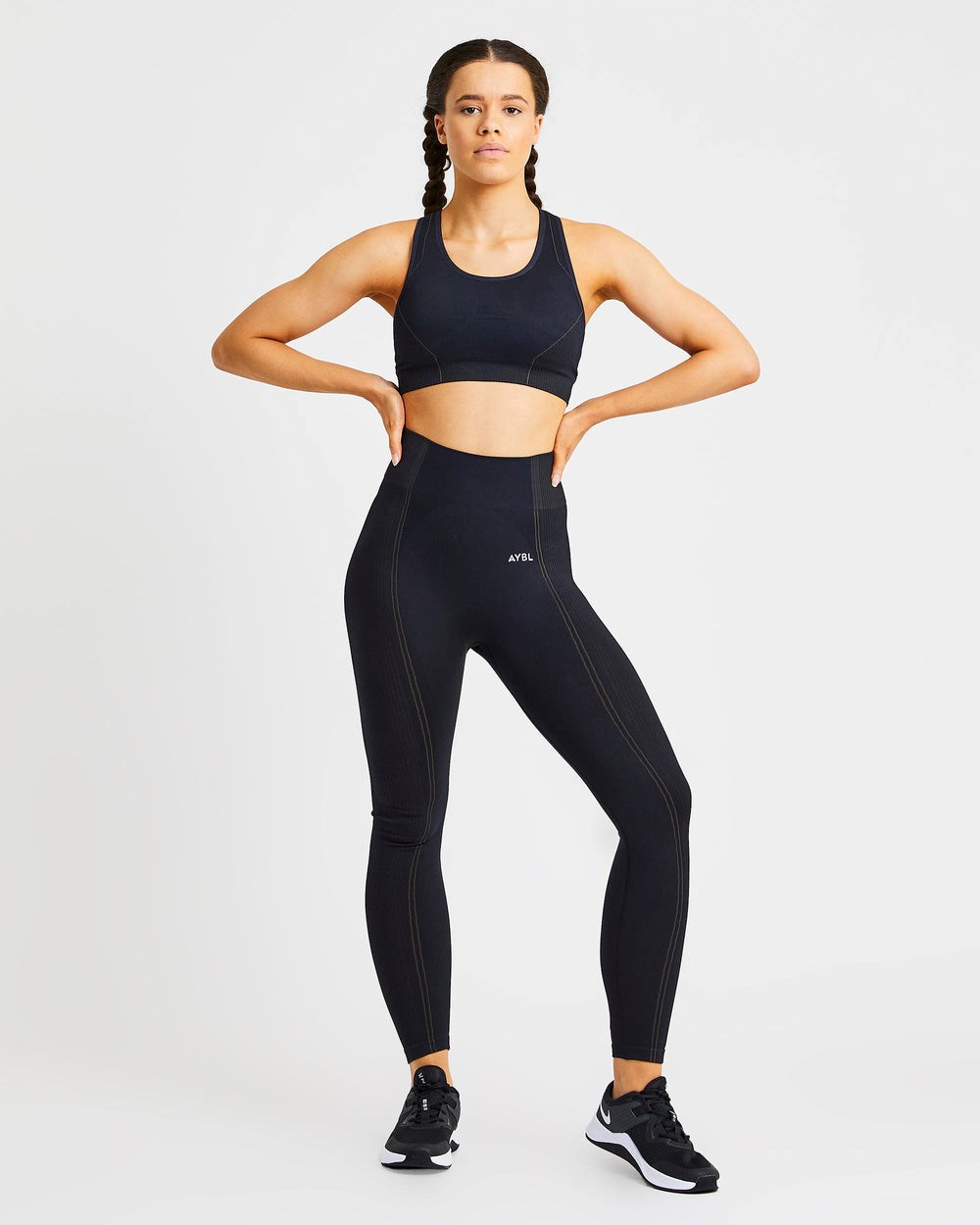 AYBL Reflex Seamless Leggings Negras | OUEXP4739