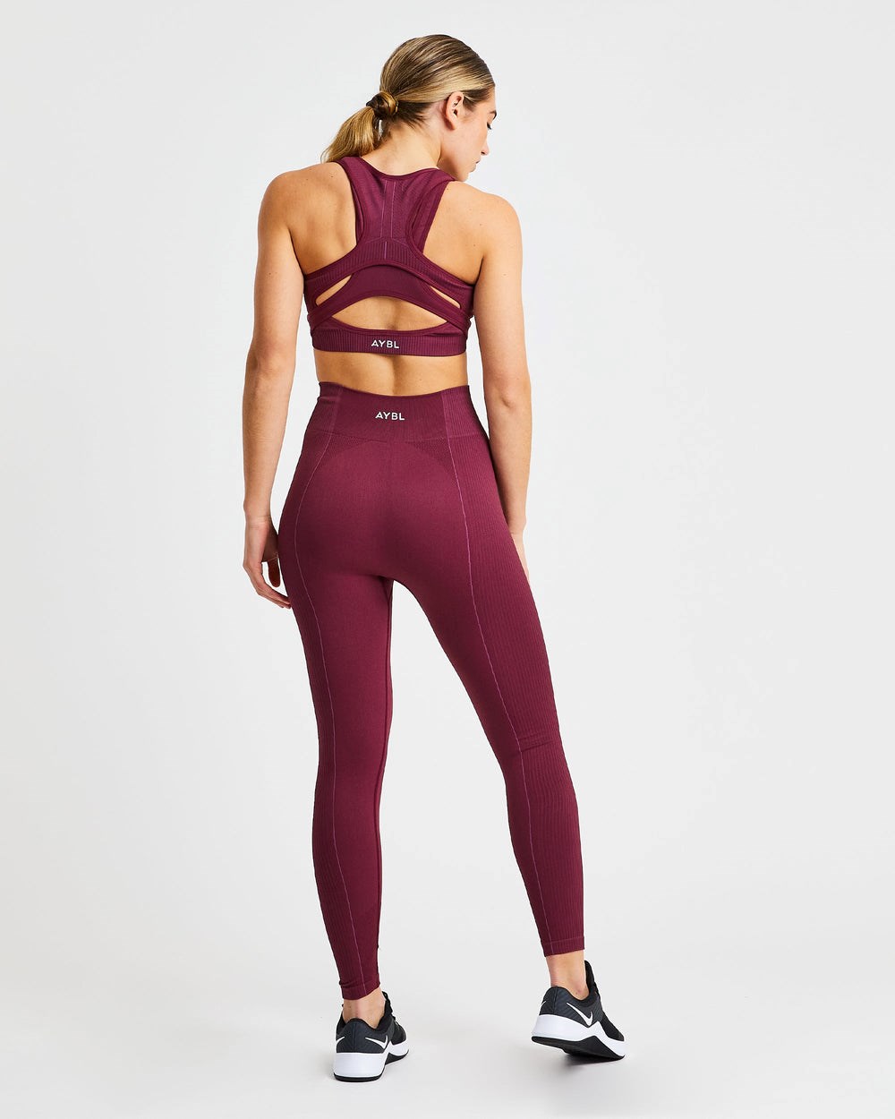 AYBL Reflex Seamless Leggings Plum | JMVDN9053