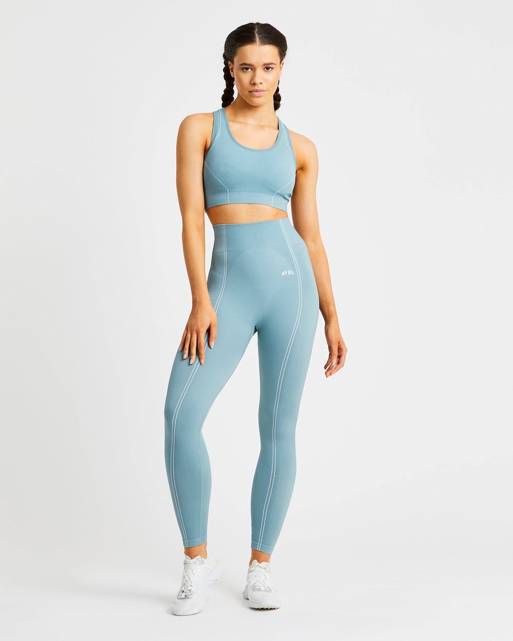 AYBL Reflex Seamless Leggings Teal | SJPGL3694