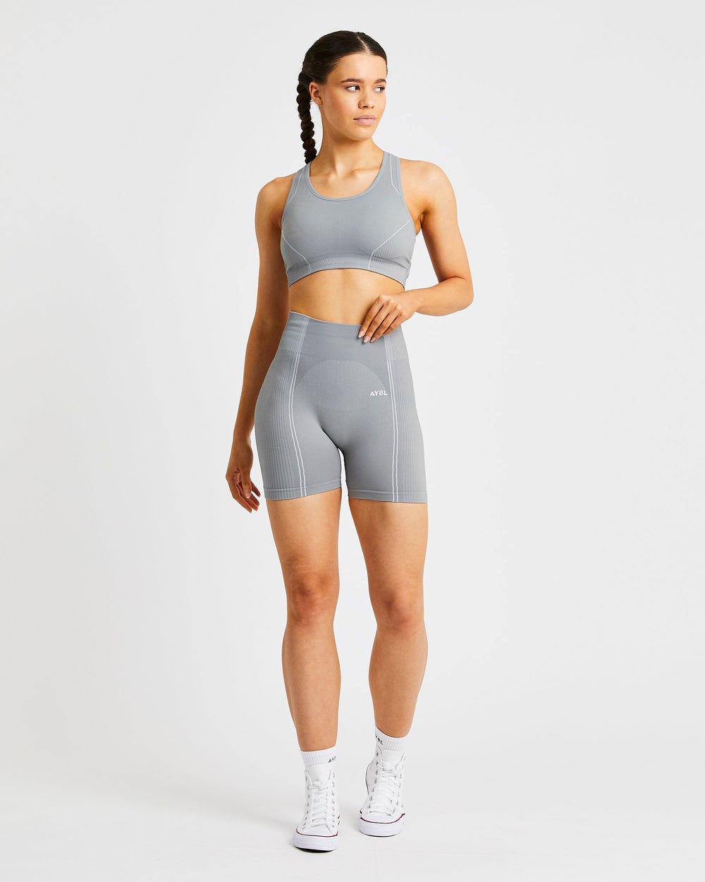 AYBL Reflex Seamless Shorts Gris | LVPUI0463