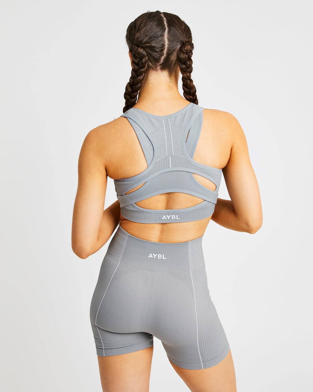 AYBL Reflex Seamless Sports Bra Gris | DFLPT8150