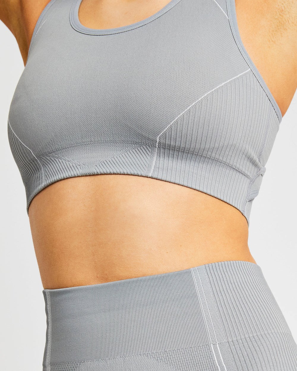 AYBL Reflex Seamless Sports Bra Gris | DFLPT8150