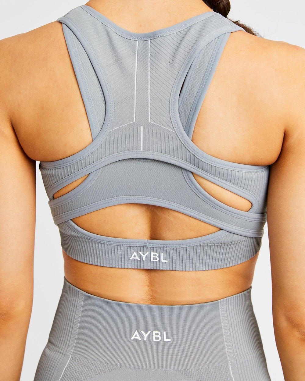 AYBL Reflex Seamless Sports Bra Gris | DFLPT8150