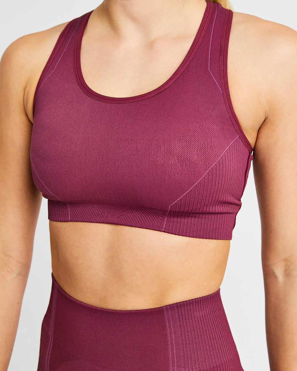 AYBL Reflex Seamless Sports Bra Plum | FETBP0294