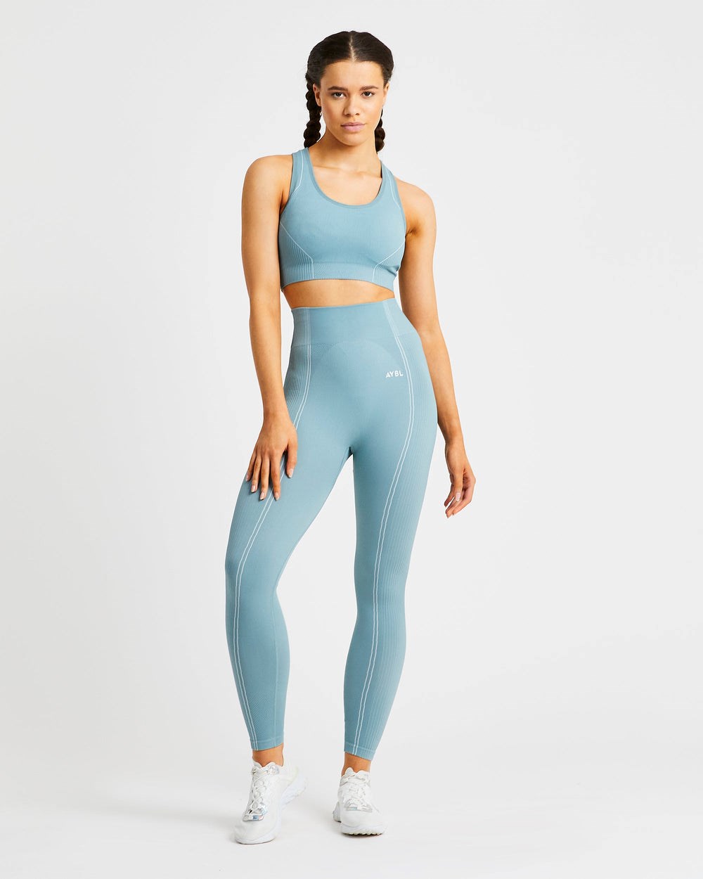 AYBL Reflex Seamless Sports Bra Teal | MCTIZ2647