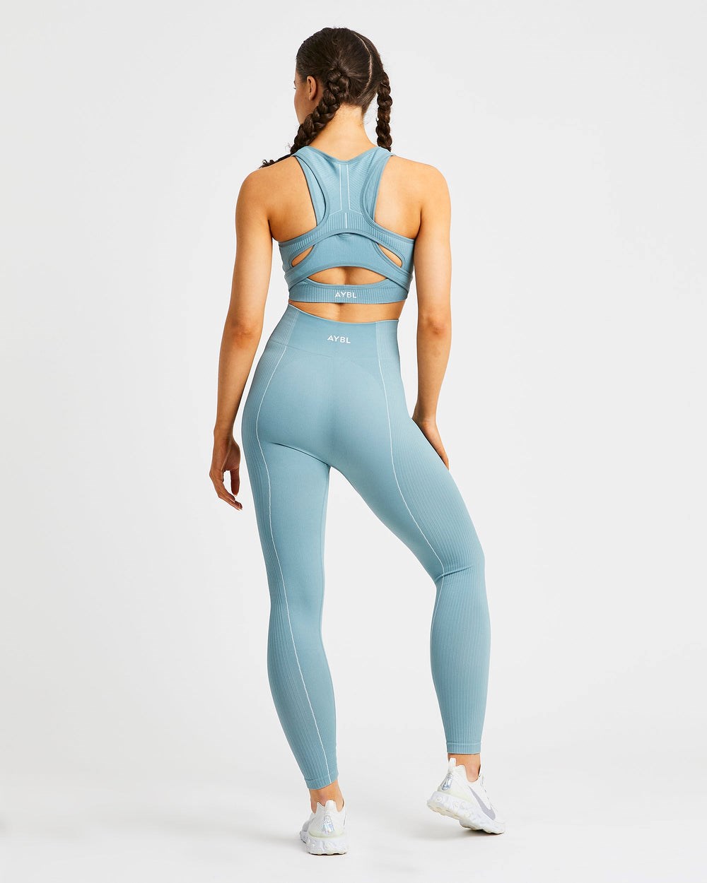 AYBL Reflex Seamless Sports Bra Teal | MCTIZ2647