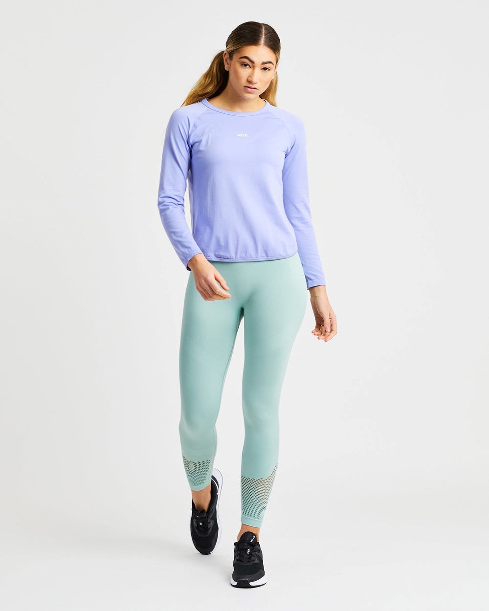 AYBL Reform Seamless Long Sleeve T Shirt Moradas | BRPEK1036