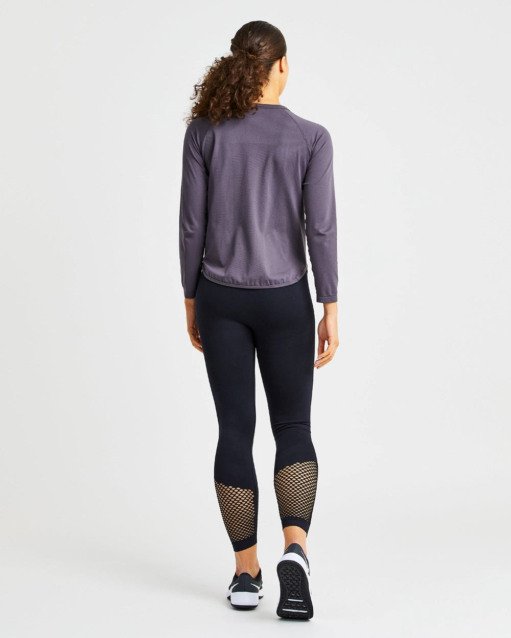 AYBL Reform Seamless Long Sleeve T Shirt Charcoal | KQLOM2789