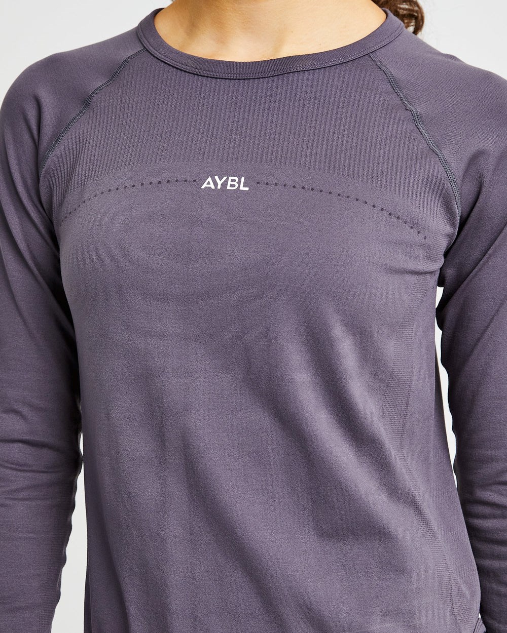 AYBL Reform Seamless Long Sleeve T Shirt Charcoal | KQLOM2789