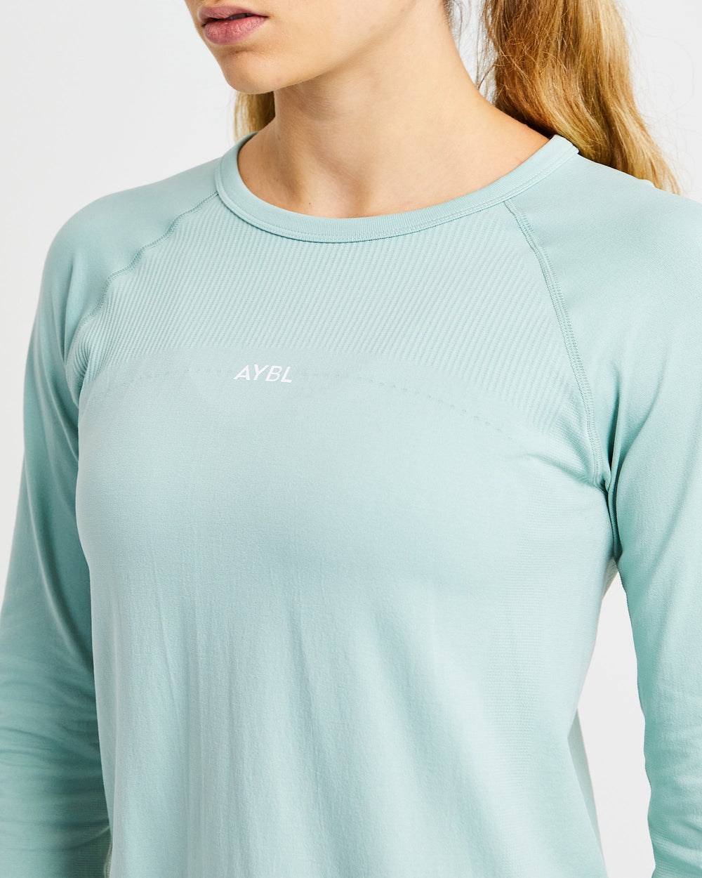 AYBL Reform Seamless Long Sleeve T Shirt Verde | QGELM0568