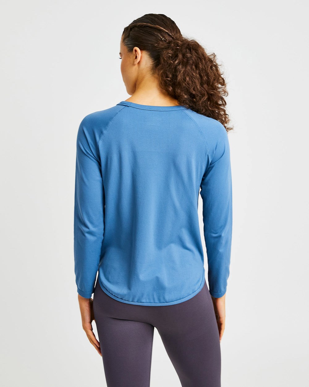 AYBL Reform Seamless Long Sleeve T Shirt Azules | XKCJV1470