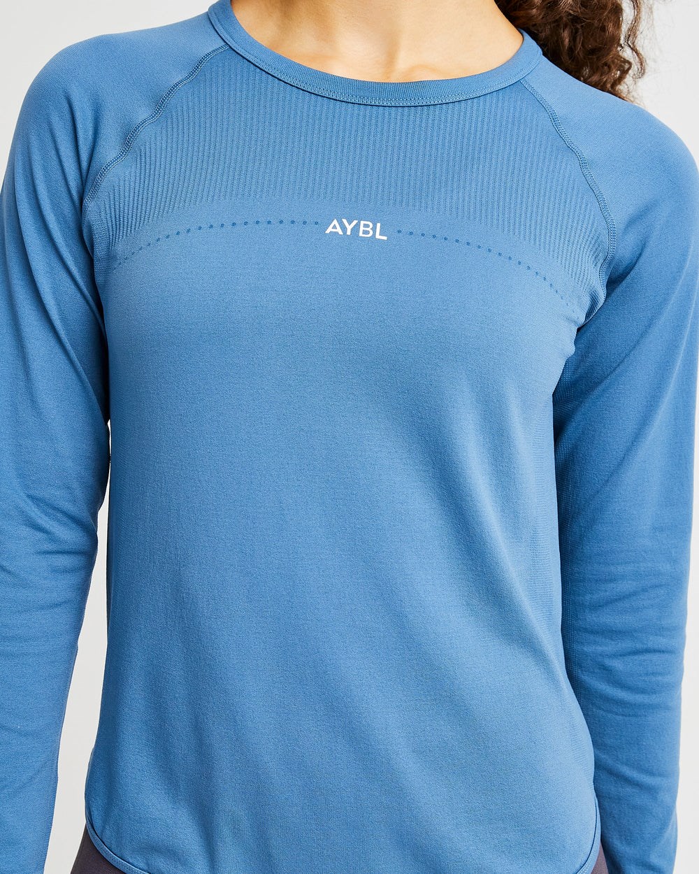 AYBL Reform Seamless Long Sleeve T Shirt Azules | XKCJV1470