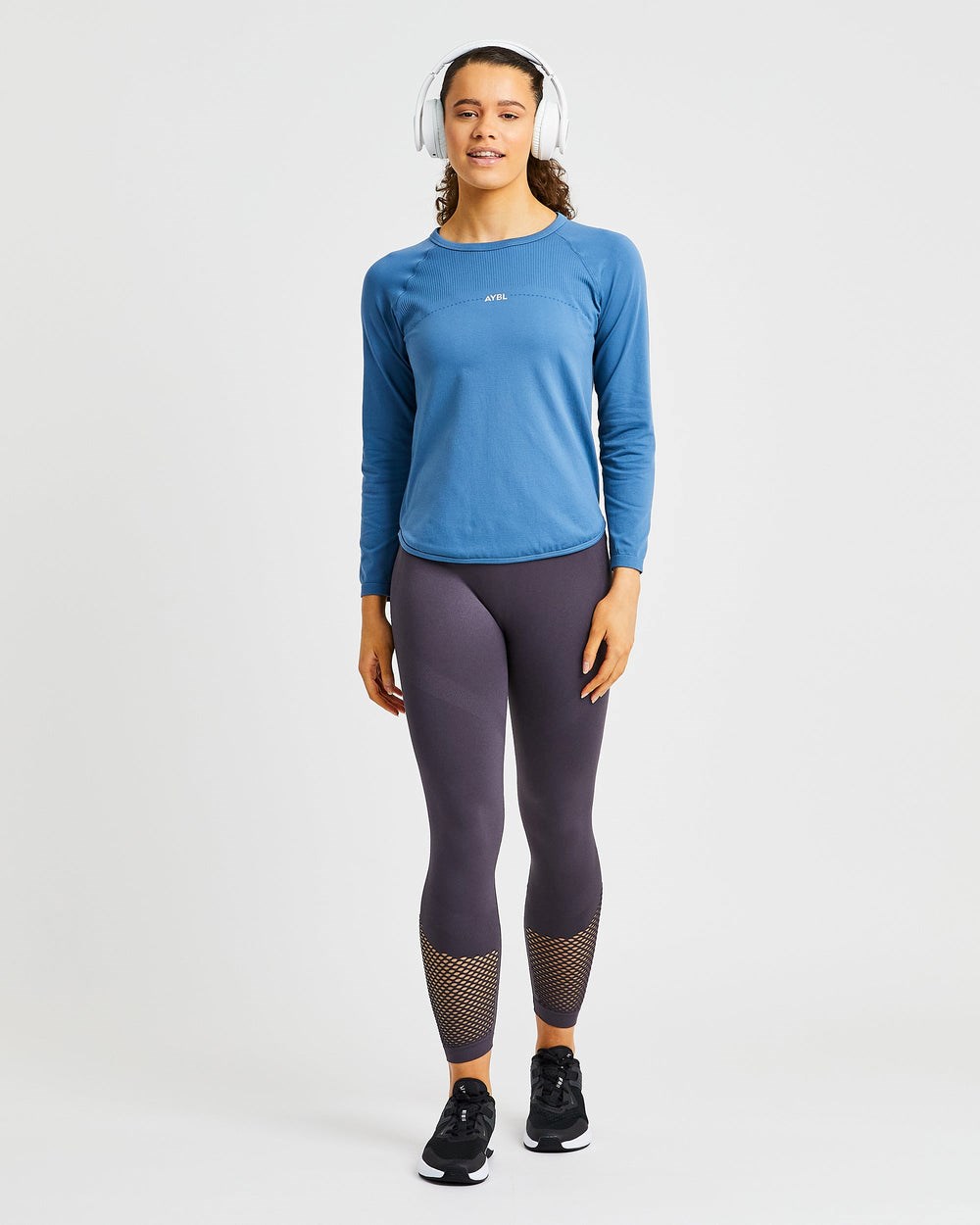 AYBL Reform Seamless Long Sleeve T Shirt Azules | XKCJV1470