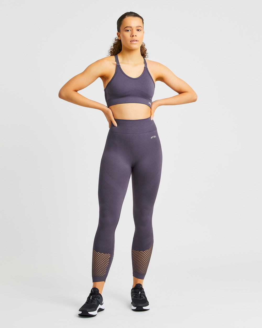 AYBL Reform Seamless Sports Bra Charcoal | DRPBG9547