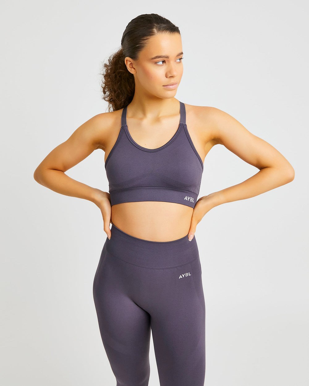 AYBL Reform Seamless Sports Bra Charcoal | DRPBG9547