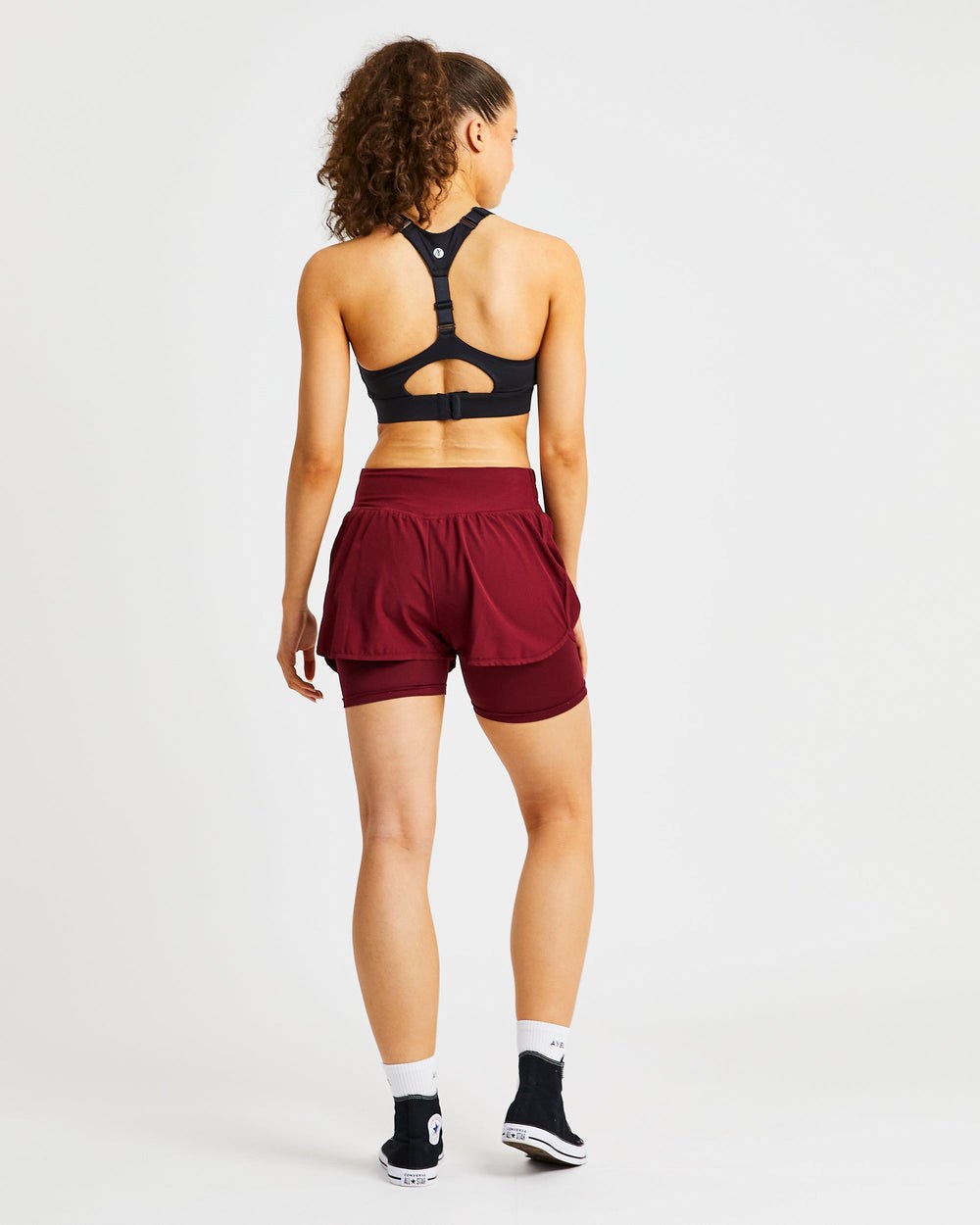 AYBL Sportive Open Back Sports Bra Negras | FUYGN9264