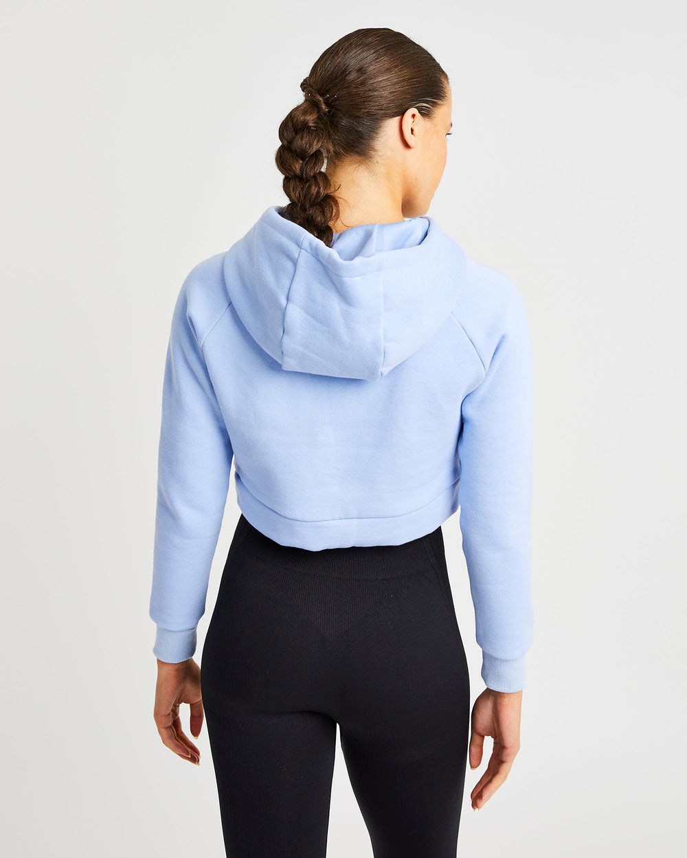 AYBL Staple Crop Hoodie Azules | WOJPA2403