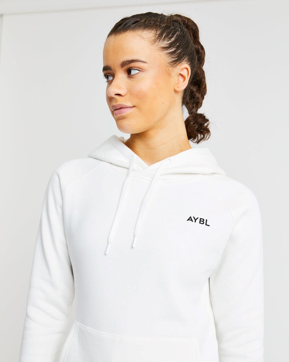 AYBL Staple Hoodie Blancas | ORIUQ4508