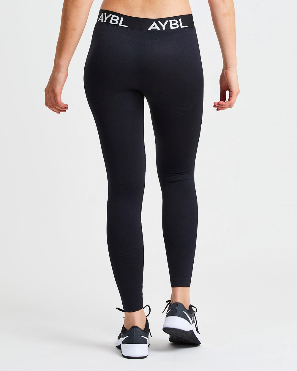 AYBL Staple Seamless Low Rise Leggings Negras | BLMWS6481