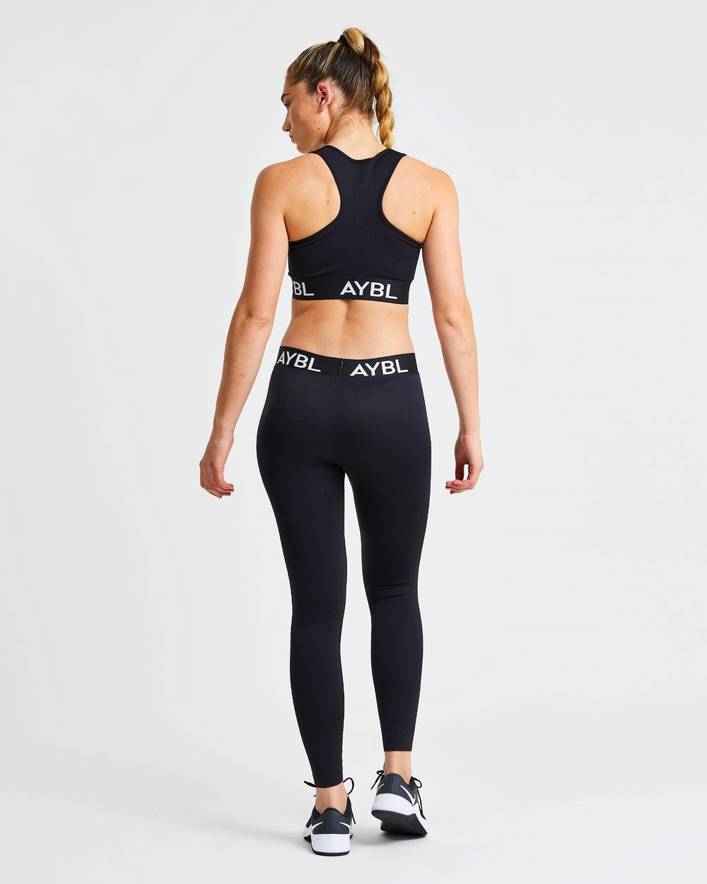 AYBL Staple Seamless Low Rise Leggings Negras | BLMWS6481