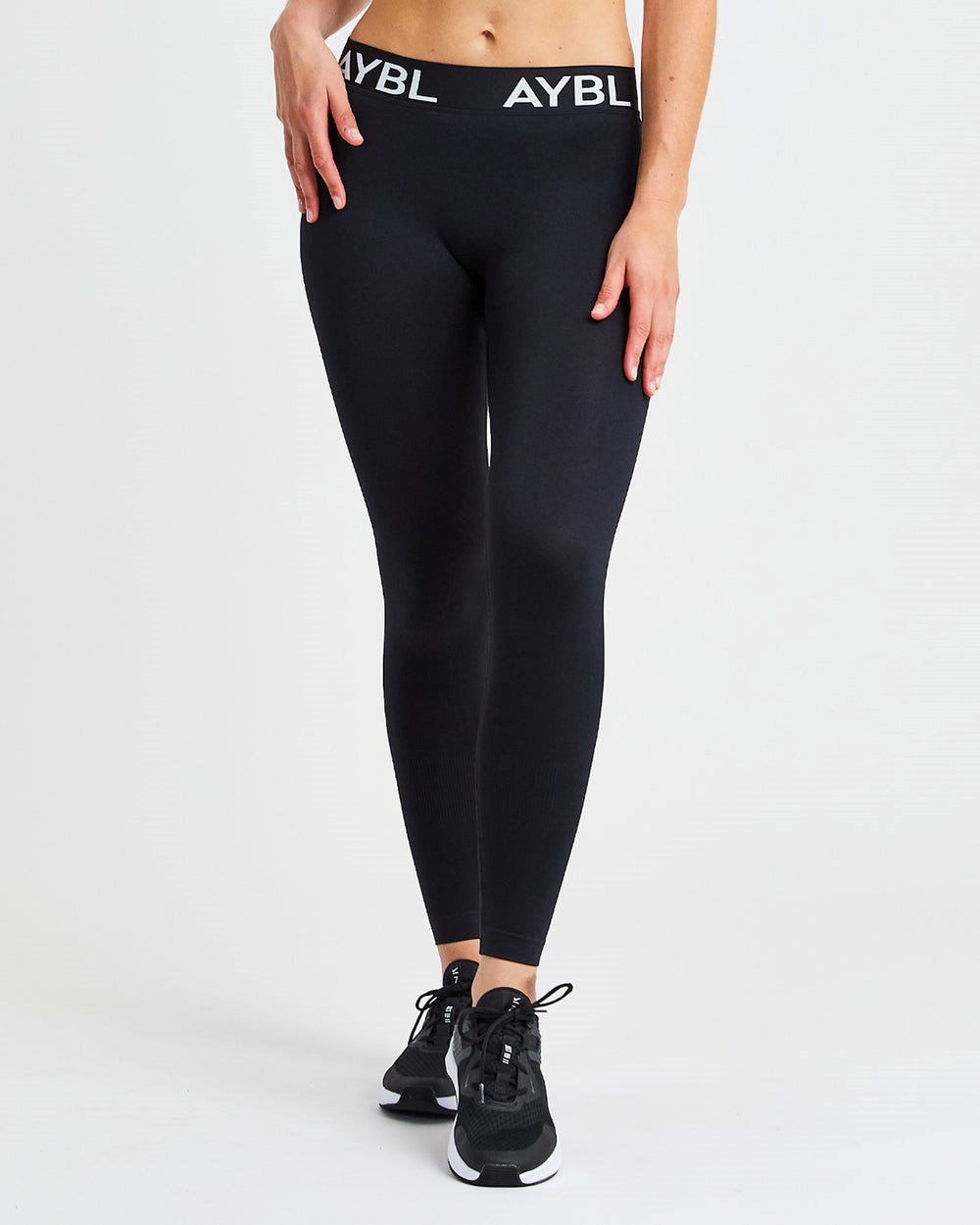 AYBL Staple Seamless Low Rise Leggings Negras | BLMWS6481