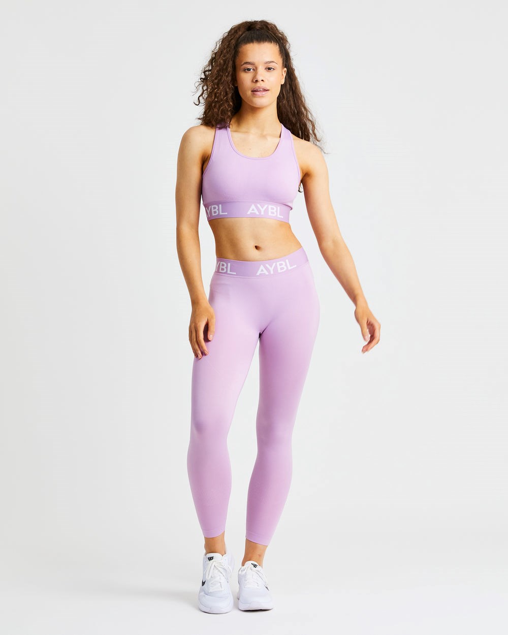 AYBL Staple Seamless Low Rise Leggings Rosas | WPGMD2085