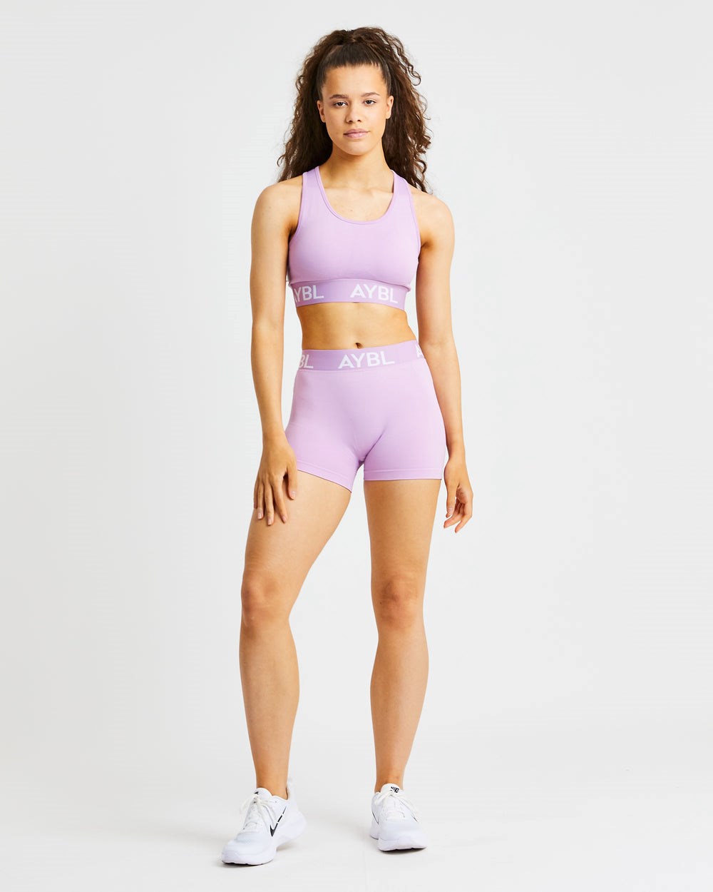 AYBL Staple Seamless Low Rise Shorts Rosas | BSJXT4829