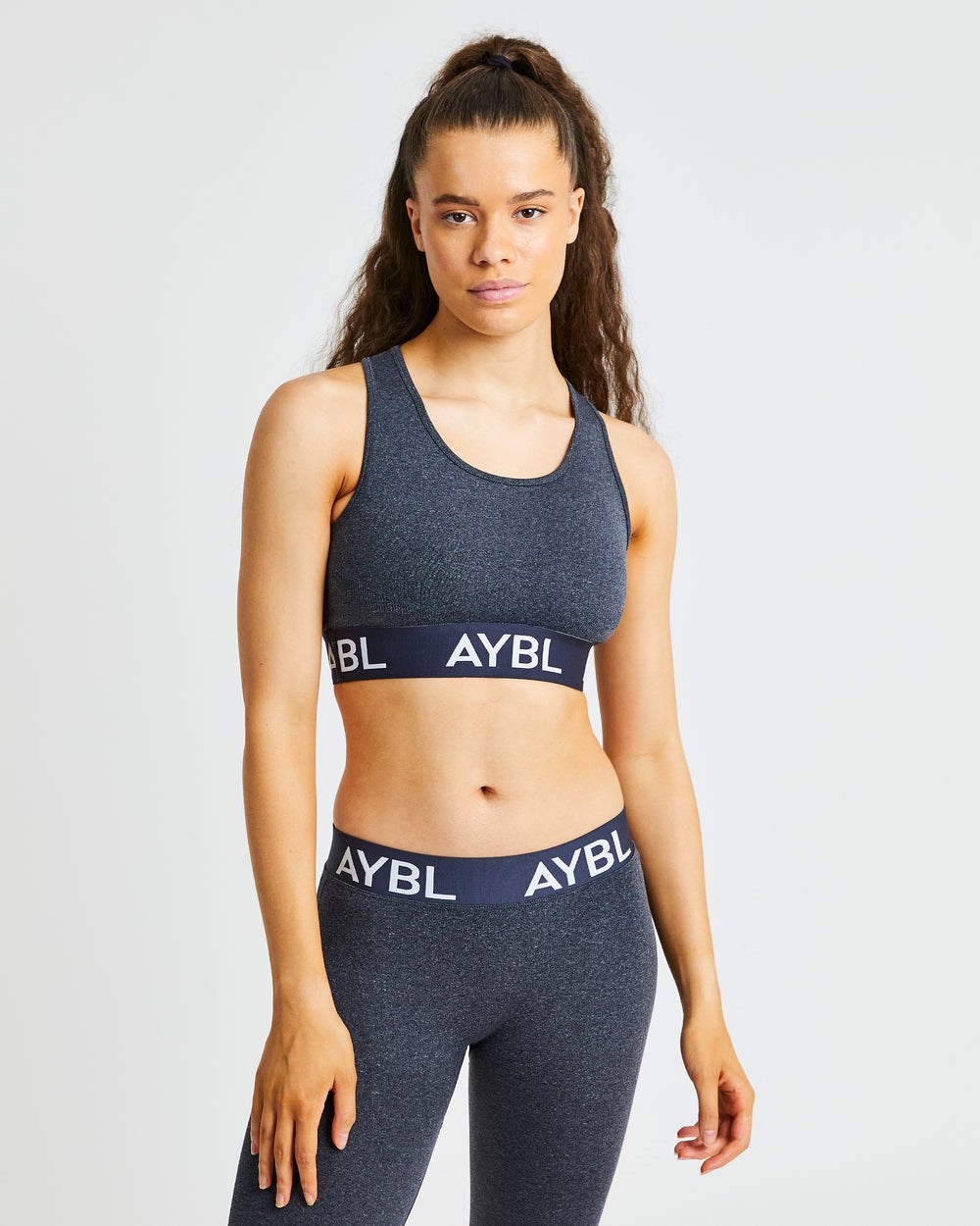 AYBL Staple Seamless Sports Bra Negras | DUMKC5937