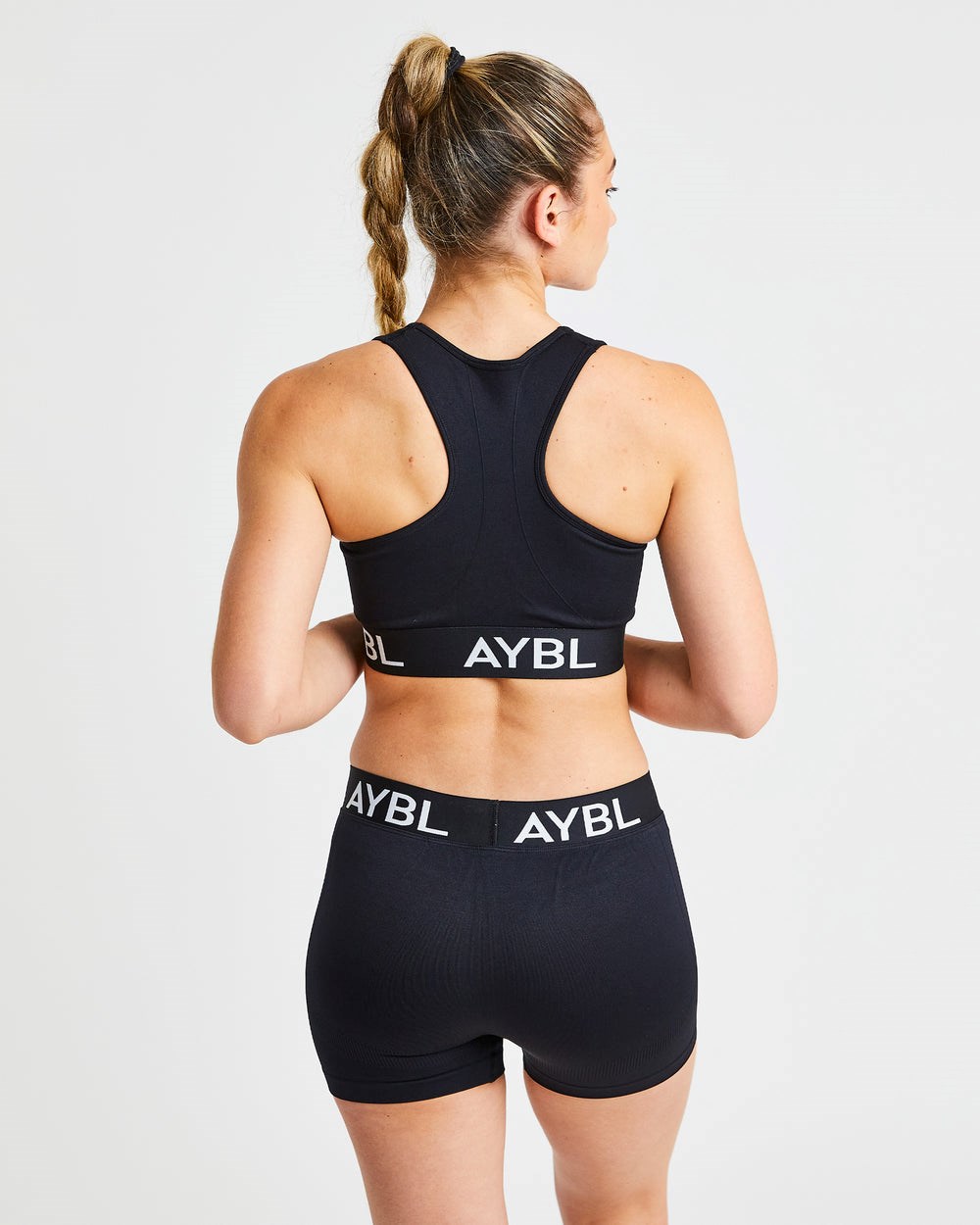 AYBL Staple Seamless Sports Bra Negras | TXYMD3682