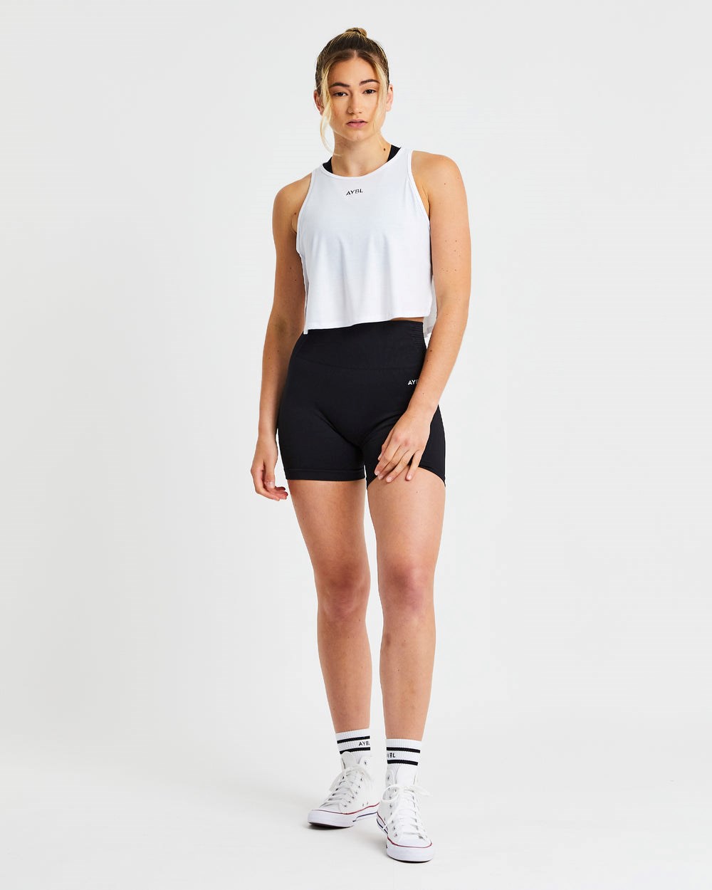 AYBL Strive Crop Vest Blancas | KVEAO0428