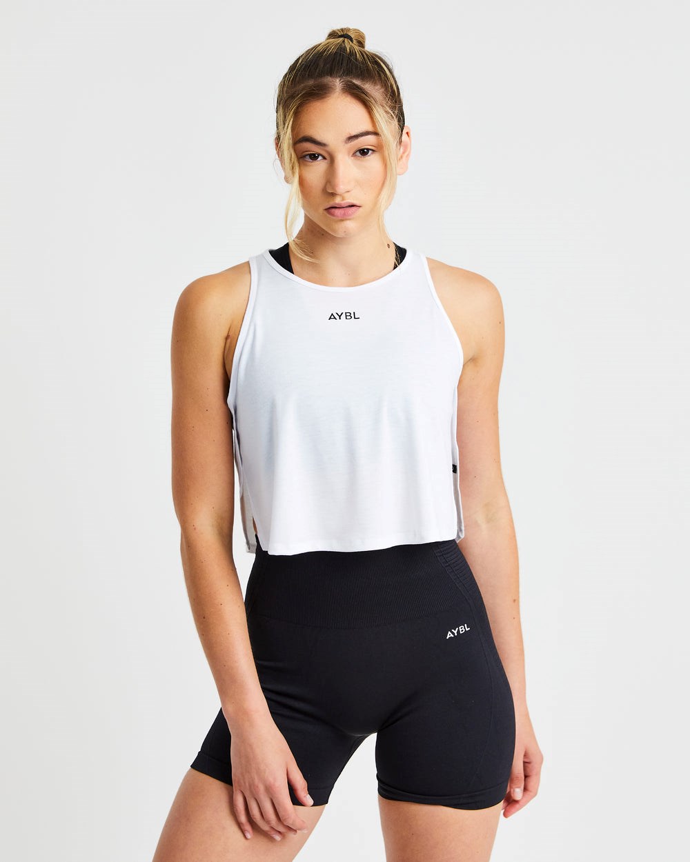 AYBL Strive Crop Vest Blancas | KVEAO0428