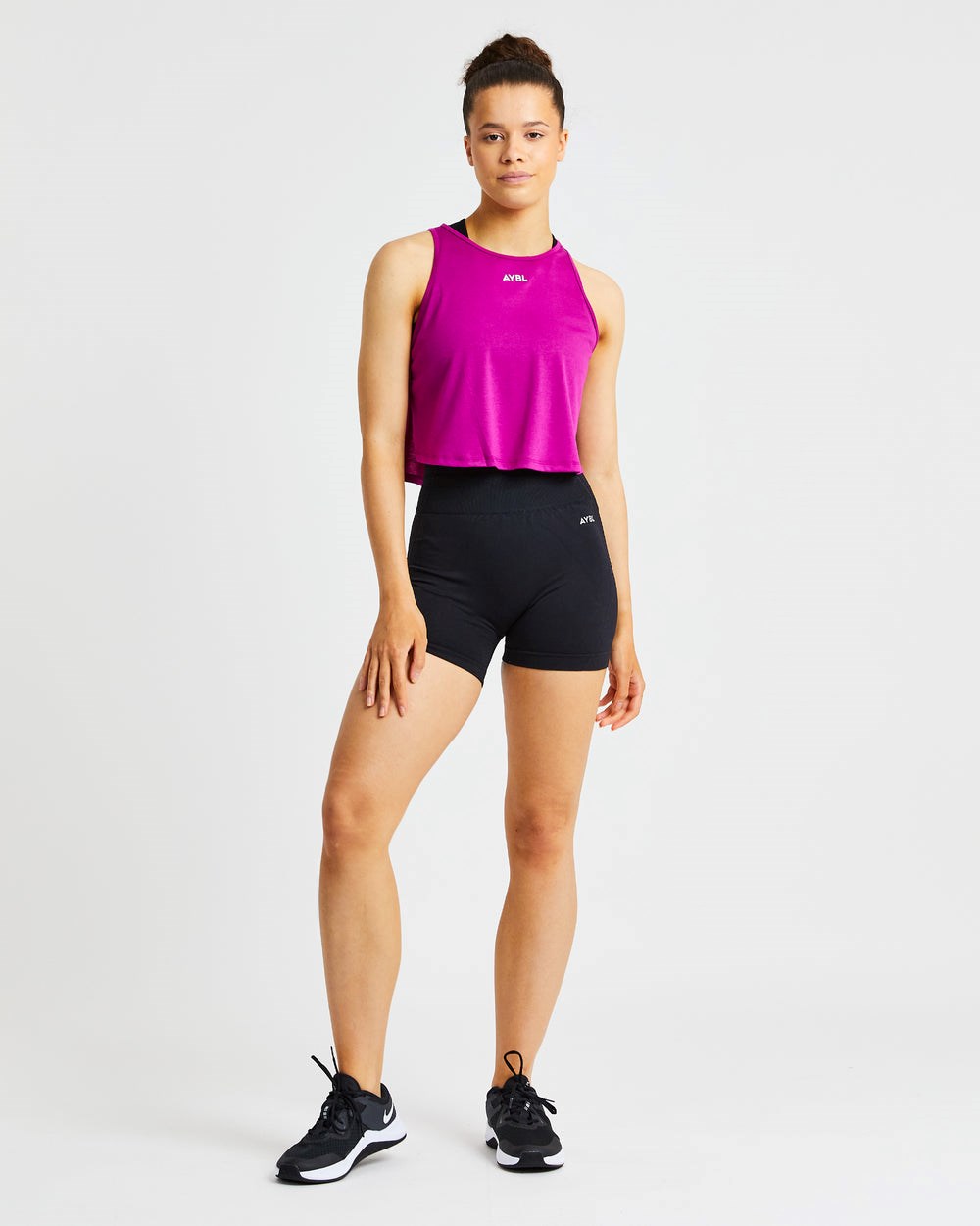 AYBL Strive Crop Vest Magenta | OAGXB1468