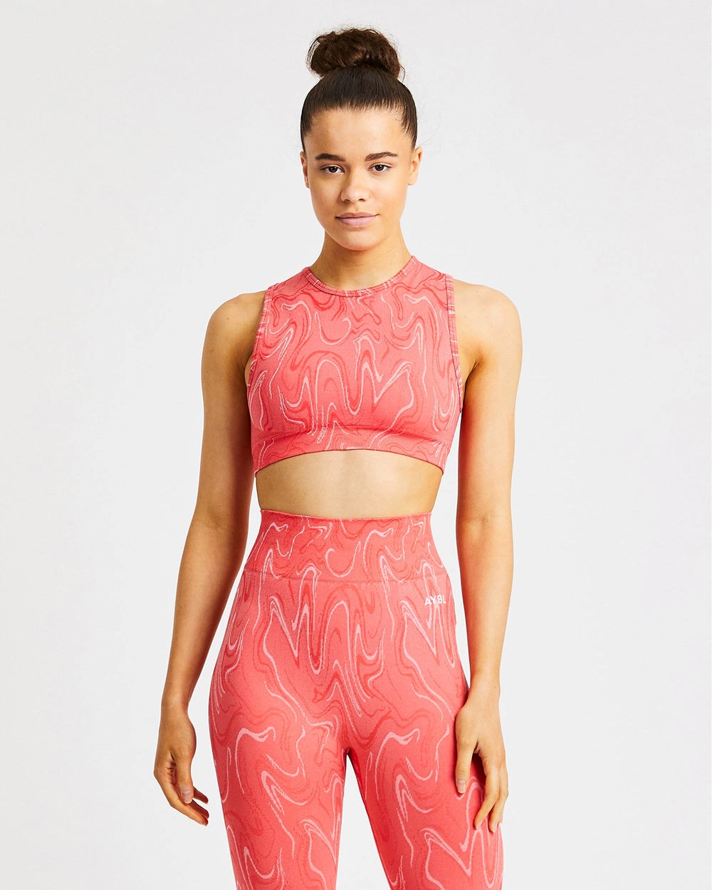 AYBL Velocity Seamless Crop Vest Coral | JCPUW0827