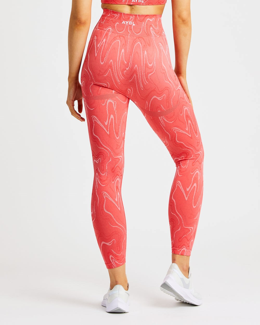 AYBL Velocity Seamless Leggings Coral | XJWZR7632