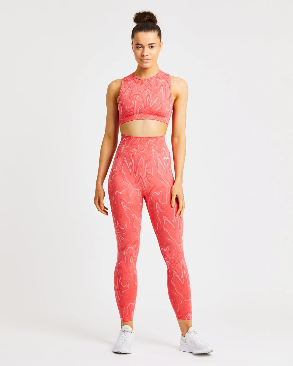 AYBL Velocity Seamless Leggings Coral | XJWZR7632