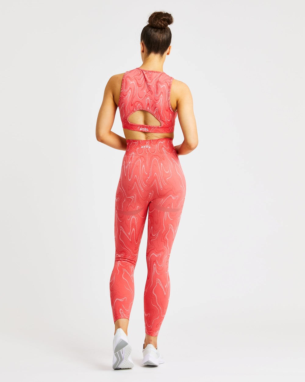 AYBL Velocity Seamless Leggings Coral | XJWZR7632