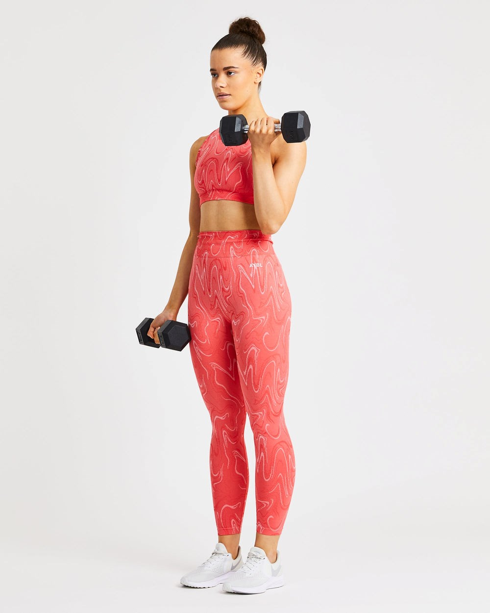 AYBL Velocity Seamless Leggings Coral | XJWZR7632