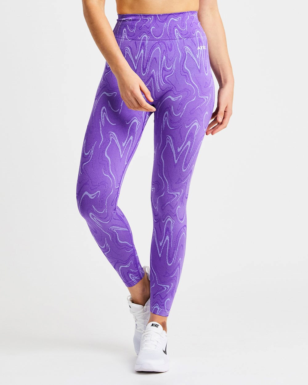 AYBL Velocity Seamless Leggings Moradas | FQZCY4021