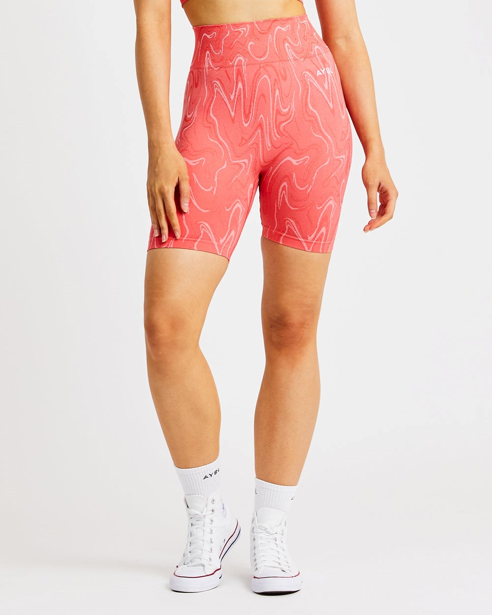 AYBL Velocity Seamless Shorts Coral | OYKNB4369