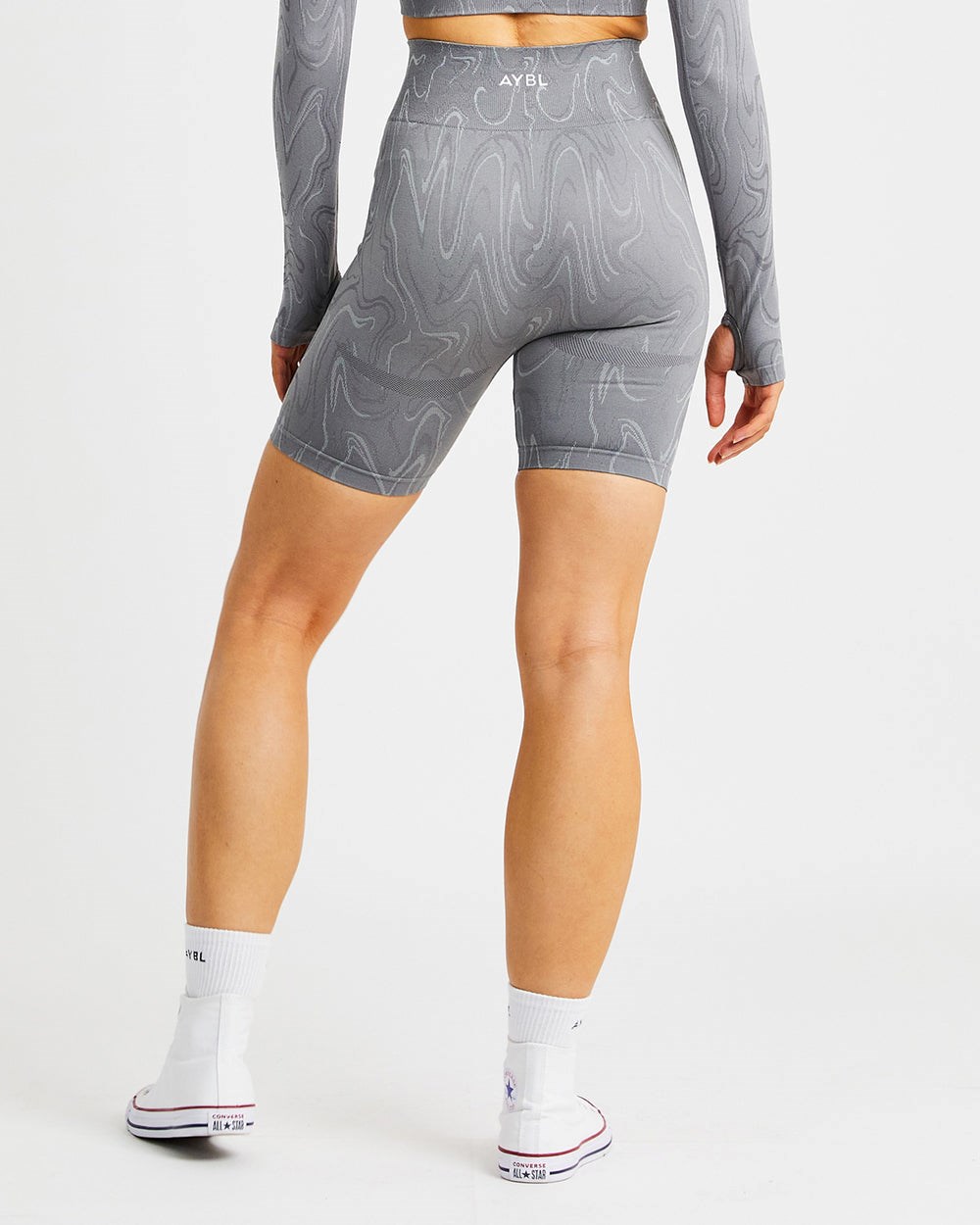 AYBL Velocity Seamless Shorts Gris | LNMUI9451